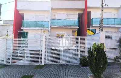 Sobrado no umbará com três quartos sendo  uma suíte