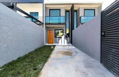 Sobrado à venda, 82 m² por r$ 370.000,00 - campo de santana - curitiba/pr