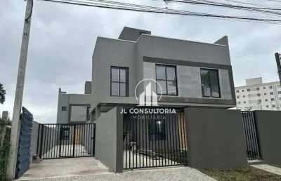 Sobrado à venda, 141 m² por r$ 589.000,00 - lindóia - curitiba/pr