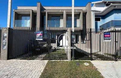 Sobrado com 3 dormitórios à venda, 100 m² por r$ 550.000,00 - pinheirinho - curitiba/pr