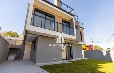 Sobrado triplex com 3 dormitórios à venda, 128 m² por r$ 1.099.000 - pilarzinho - curitiba/pr