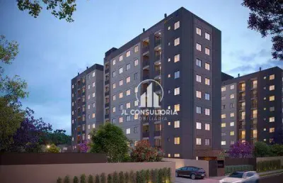 Apartamento à venda, 43 m² por r$ 261.997,00 - costeira - araucária/pr