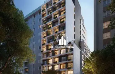 Studio à venda, 30 m² por r$ 374.150,00 - cristo rei - curitiba/pr