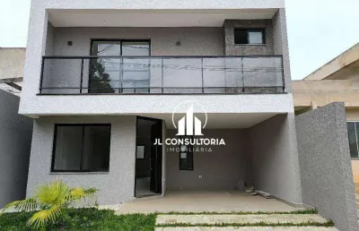 Sobrado à venda, 142 m² por r$ 699.000,00 - santa terezinha - fazenda rio grande/pr