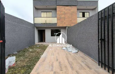 Sobrado à venda, 94 m² por r$ 520.000,00 - sítio cercado - curitiba/pr