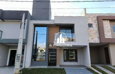 Sobrado à venda, 180 m² por r$ 680.000,00 - campo de santana - curitiba/pr