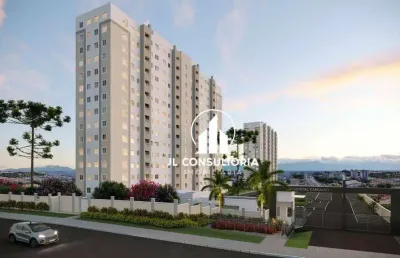 Apartamento com 2 dormitórios à venda, 41 m² por r$ 339.990,00 - pinheirinho - curitiba/pr