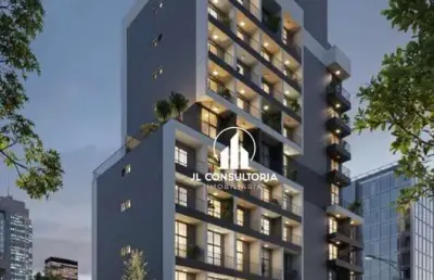 Apartamento garden com 1 dormitório à venda, 45 m² por r$ 432.393 - centro cívico - curitiba/pr