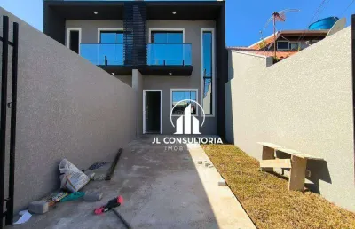 Sobrado com 3 dormitórios à venda, 86 m² por r$ 430.000 - ganchinho - curitiba/pr
