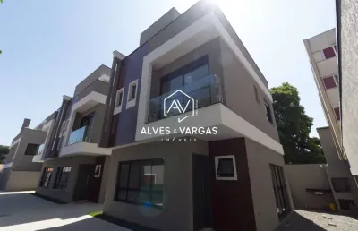 Casa em condomínio fechado com 3 quartos à venda na rua maranhão, 53, água verde, curitiba por r$ 1.199.000