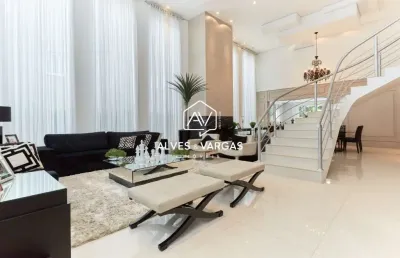 Casa em condomínio fechado com 3 quartos à venda na rua josé benedito cottolengo, 810, campo comprido, curitiba por r$ 4.999.000