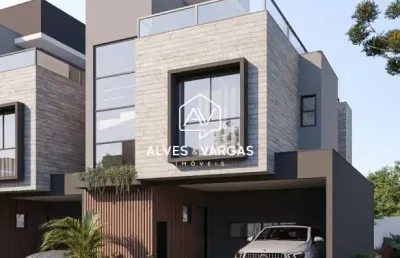 Casa em condomínio fechado com 3 quartos à venda na rua amadeu assad yassim, 243, bacacheri, curitiba por r$ 1.586.530