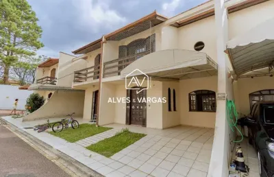 Casa em condomínio fechado com 3 quartos à venda na rua hilário moro, 50, tingui, curitiba por r$ 495.000