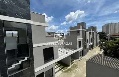 Casa em condomínio fechado com 3 quartos à venda na rua eduardo sprada, 4163, campo comprido, curitiba por r$ 1.250.000