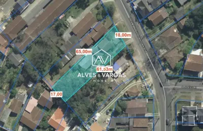 Terreno à venda na rua primeiro ministro brochado da rocha, 211, pilarzinho, curitiba, 1075 m2 por r$ 1.300.000