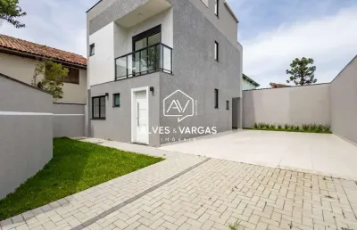Casa em condomínio fechado com 3 quartos à venda na doutor joaquim amaral, 1302, jardim das américas, curitiba por r$ 859.000