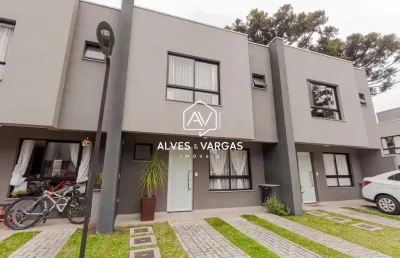 Casa em condomínio fechado com 3 quartos à venda na rua theodoro makiolka, 2875, santa cândida, curitiba por r$ 794.900