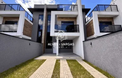 Casa com 3 quartos à venda na rua doutor júlio farah, 219, uberaba, curitiba por r$ 1.149.000