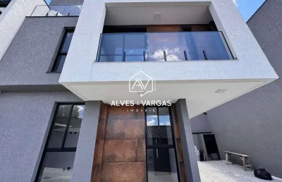 Casa em condomínio fechado com 3 quartos à venda na ferreira, 20, uberaba, curitiba por r$ 699.000