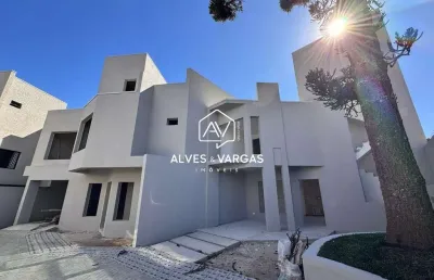 Casa em condomínio fechado com 3 quartos à venda na rua general ary duarte nunes, 519, uberaba, curitiba por r$ 980.000