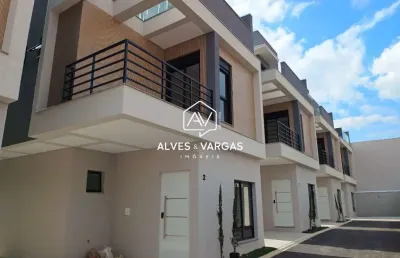 Casa em condomínio fechado com 3 quartos à venda na rua méxico, 823, bacacheri, curitiba por r$ 1.035.000