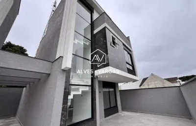 Casa em condomínio fechado com 3 quartos à venda na rua miguel tschannerl, 121, vista alegre, curitiba por r$ 1.199.000