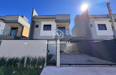 Casa com 3 quartos à venda na joão batista folador, 30, afonso pena, são josé dos pinhais por r$ 998.000