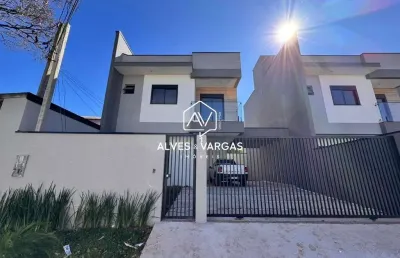Casa com 3 quartos à venda na joão batista folador, 30, afonso pena, são josé dos pinhais por r$ 998.000