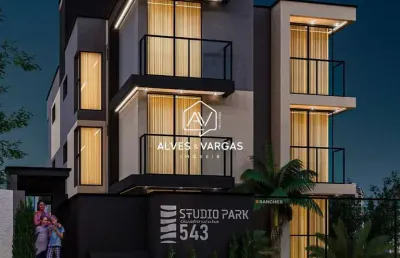 Apartamento com 1 quarto à venda na rua governador jorge lacerda, 543, guabirotuba, curitiba por r$ 294.499