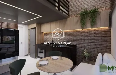 Loft com 1 quarto à venda na rua joaquim amaral, 580, jardim das américas, curitiba por r$ 357.000