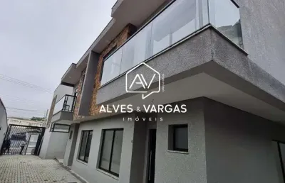 Casa em condomínio fechado com 3 quartos à venda na rua vereador yrlan cavet, 81, xaxim, curitiba por r$ 630.000