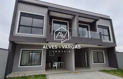 Casa em condomínio fechado com 3 quartos à venda na padre manoel da nóbrega, 1350, fanny, curitiba por r$ 750.000
