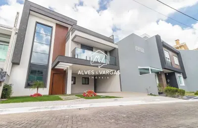 Casa em condomínio fechado com 4 quartos à venda na rua adão lauro vargas, 13, uberaba, curitiba por r$ 1.690.000