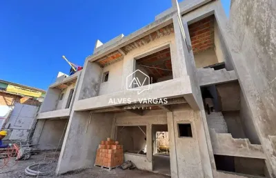 Casa em condomínio fechado com 3 quartos à venda na rua coronel francisco de paula moura brito, 725, bacacheri, curitiba por r$ 1.300.000