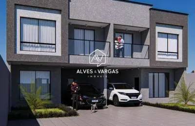 Casa em condomínio fechado com 3 quartos à venda na rua humberto ciccarino, 1197, boqueirão, curitiba por r$ 699.000