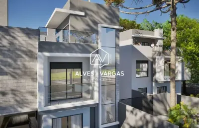 Casa em condomínio fechado com 3 quartos à venda na rua doutor raul carneiro filho, 277, água verde, curitiba por r$ 957.900.000