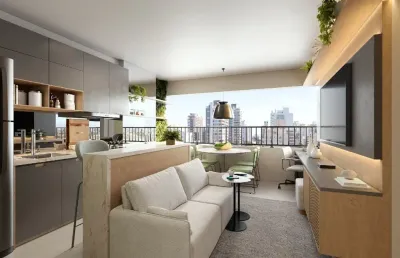 Apartamento com 2 dormitórios e suíte no side sacomã, a poucos passos do metrô!