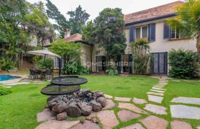 Casas à venda na rua managua cidade jardim, são paulo. casa à venda, 956m², amplo jardim , piscina, 5 suítes e 6 vagas. a 9 min a pé parque alfredo volpi