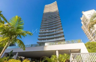Ibirapuera condomínio bellini rua do livramento, 250. apartamento à venda ibirapuera, 4 suítes, 632 m², última unidade no contrapiso em andar alto, 6 vagas e lazer. bellini ibirapuera a apenas 470 met
