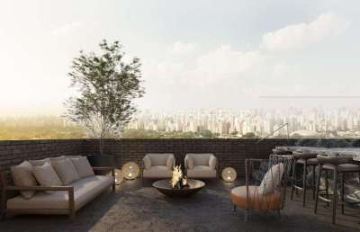 A|g art ag residences rua alves guimarães, 201 pinheiros. cobertura à venda com projeto de joão armentano, 722 m², 4 suítes, piscina, área gourmet e 6 vagas. cobertura no contrapiso com projeto arment