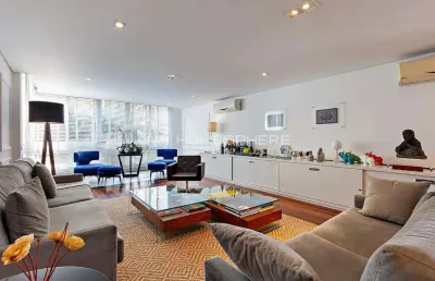 Edifício caçapava jardins rua caçapava, 69. apartamento à venda jardim américa com 3 quartos, sendo 1 suíte, 250m², reformado, mobiliado e 1 vaga de garagem no condomínio edifício caçapava, prédio rec