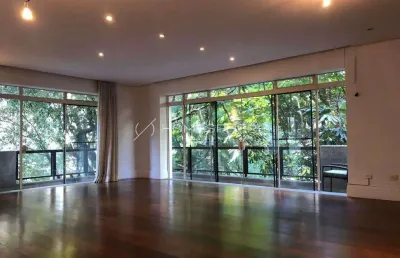 Condomínio carajás jardins al. casa branca, 977. apartamento à venda jardim américa, 245 m², varanda com vista para copa das árvores, 3 suítes e 3 vagas