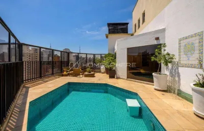 Edificio sao joao del rey jardim américa alameda itu, 547. cobertura à venda jardim américa, 455 m², 4 suítes, piscina, área gourmet, 4 vagas e vista 360º para o jardins no condomínio são joão del rey