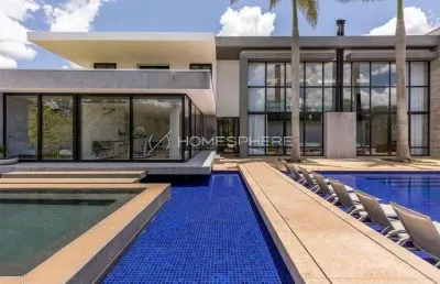 Casa condomínio quinta da baroneza ii. mansão à venda na quinta da baroneza, projeto maurício karam, 1800m², 8 suítes, quadra de tênis, piscina, spa e paisagismo de alex hanazaki