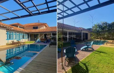 Condomínio quinta da baroneza casa à venda na quinta da baroneza em frente ao clube hípico, 1050m², 5 quartos, sendo 5 suítes, piscina, área gourmet e 4vagas. qta.da baroneza bragança paulista