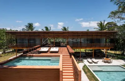 Reserva trancoso villas fasano em trancoso bahia. casa à venda no condomínio villas fasano por bernardes arquitetura, 6 quartos, sendo 6 suítes, 792 m² e lazer. hotel fasano trancoso, acesso completo 