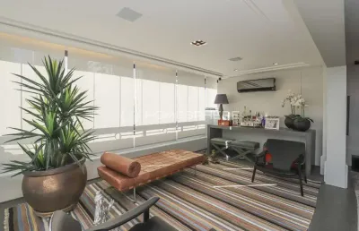 Venda apartamento com projeto de roberto migotto, 234m², 2 quartos, sendo 2 suítes, 4 vagas e lazer. possivilidade de reverter para 3 suítes.