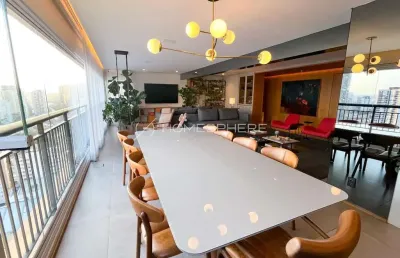 Apartamento com 217 m², sendo 3 suítes à venda no bairro brooklin, condomínio splendor brooklin