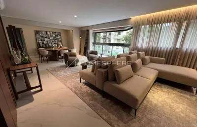 Apartamento com 159.0 m², à venda no bairro vila nova conceição ao lado da praça pereira coutinho .reformado e mobiliado ,  atual e elegante .