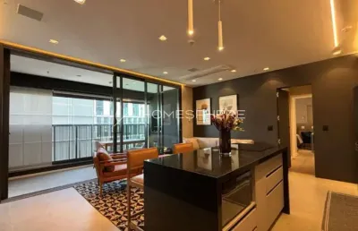 Apartamento com 77 m², 1 quarto sendo 1 suíte para alugar no bairro jardim das acácias.
